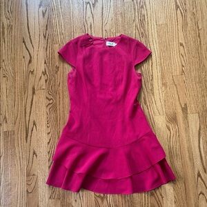 Eliza J Pink Layered Mini Dress
